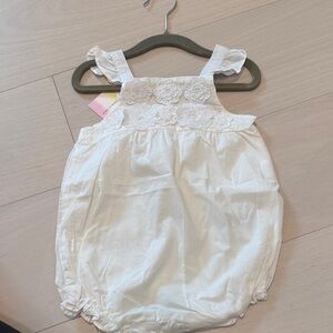 NWT Janie and Jack x Serena Williams baby girl romper 18-24